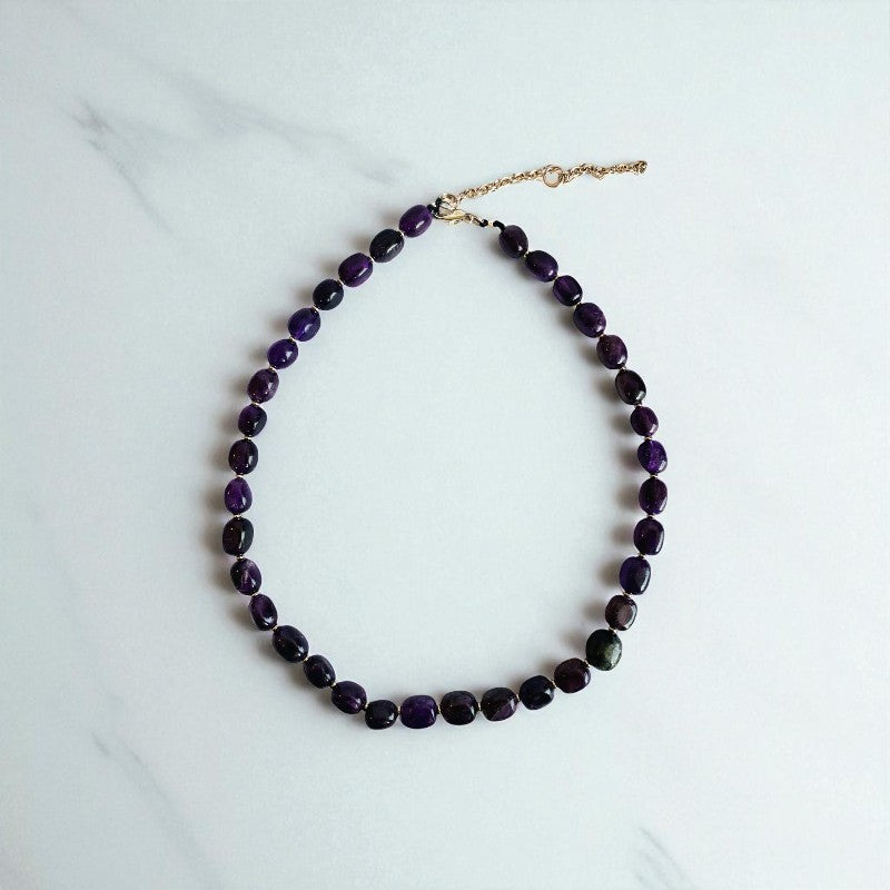 Calm Amethyst Set | Amethyst - For Unisex | Includes: Necklace & Bracelet