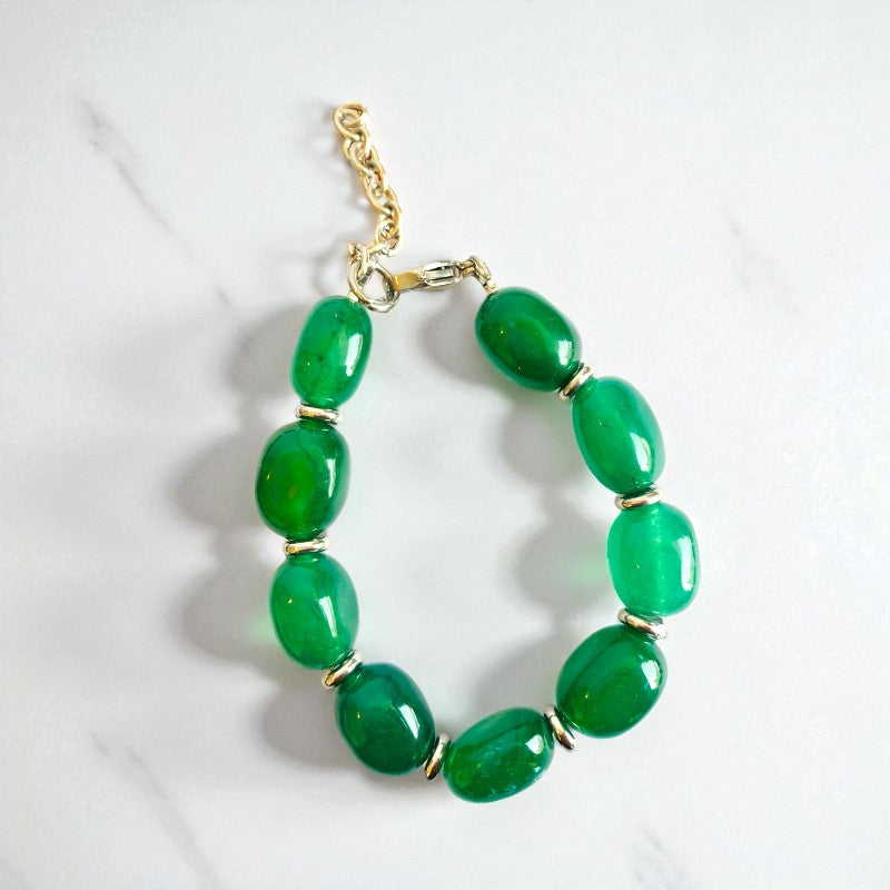 Jade Serenity Set | Taiwanese Jade - For Unisex | Includes: Necklace & Bracelet