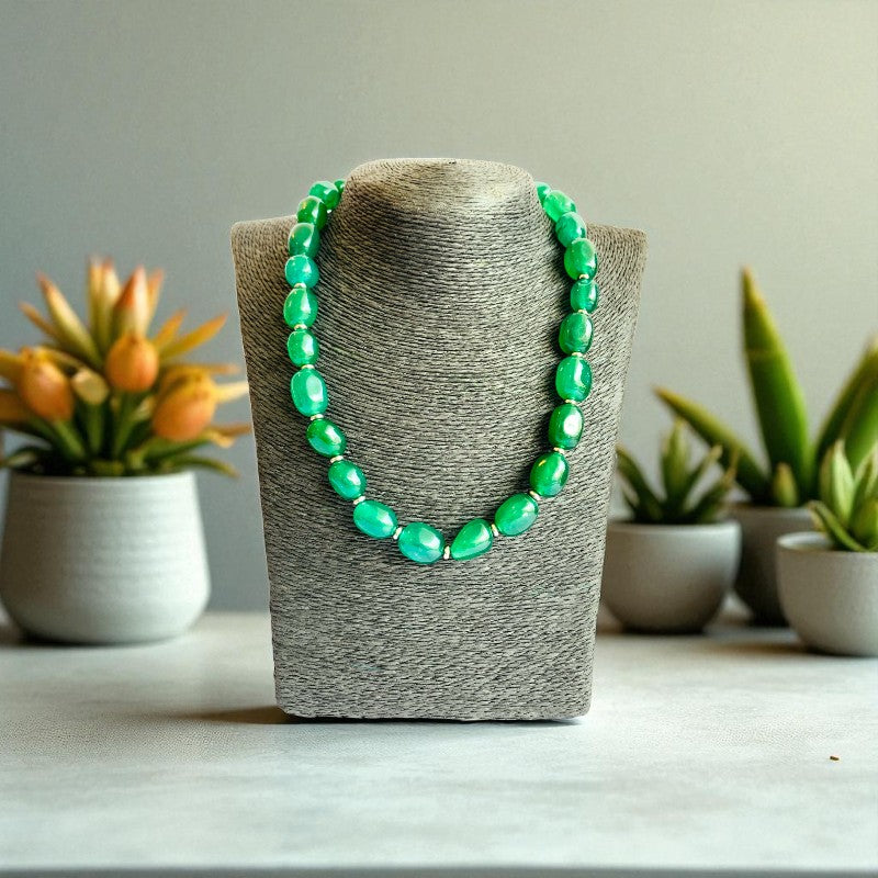 Jade Serenity Set | Taiwanese Jade - For Unisex | Includes: Necklace & Bracelet