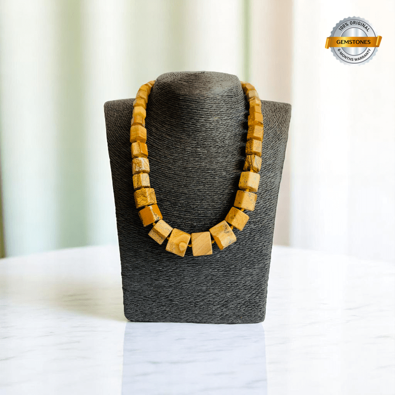 Dawnlight Necklace | Picture Jasper Stone - For Women | Includes: Necklace