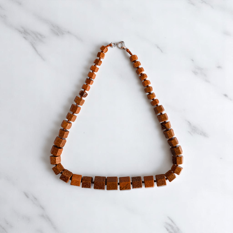 Bold Path Necklace | Sunstone - For Women | Includes: Necklace
