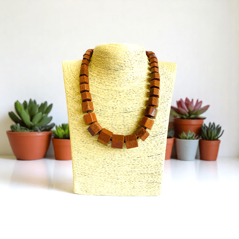Bold Path Necklace | Sunstone - For Women | Includes: Necklace