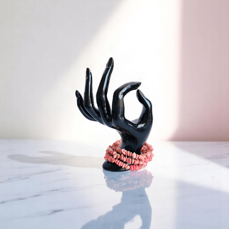Elemental Flame Necklace | Rhodonite Stone - For All | Includes: Necklace
