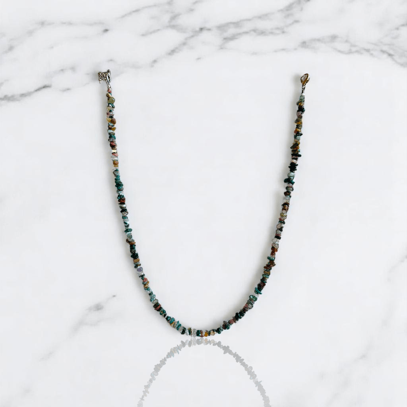 Vital Force Necklace | Indian Agate Stone - For All | Includes: Necklace