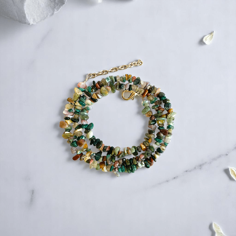 Vital Force Necklace | Indian Agate Stone - For All | Includes: Necklace