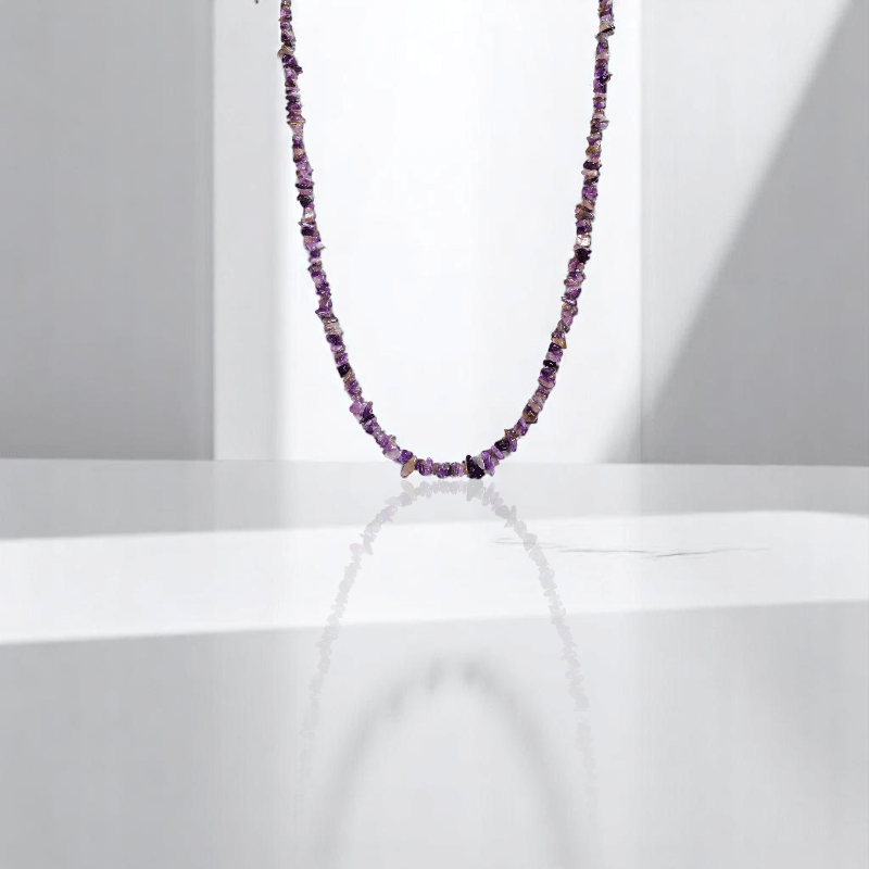 Divine Calm Necklace | Amethyst Stone - For All | Includes: Necklace