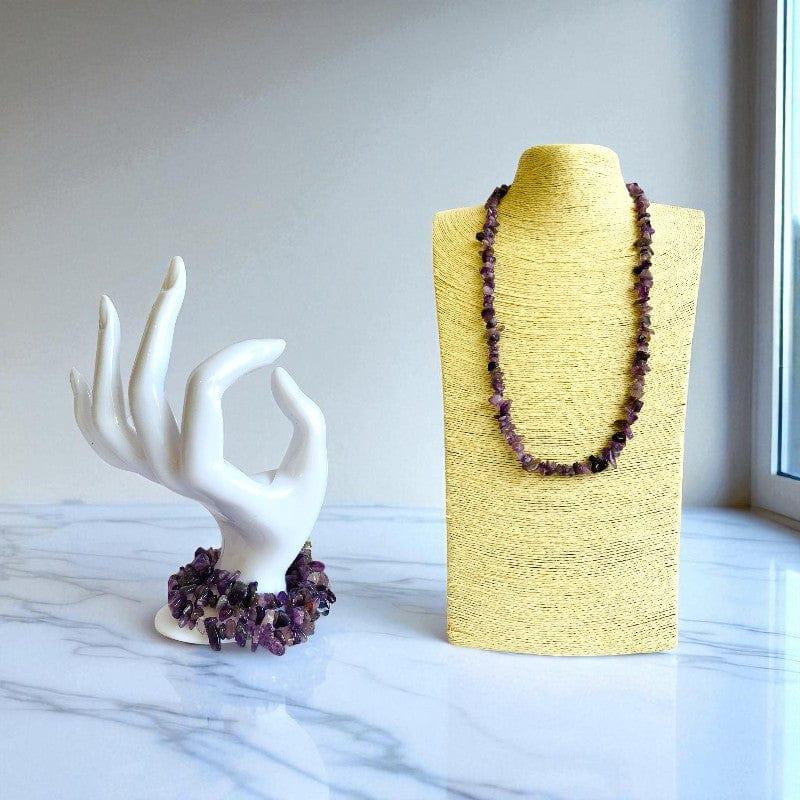 Divine Calm Necklace | Amethyst Stone - For All | Includes: Necklace
