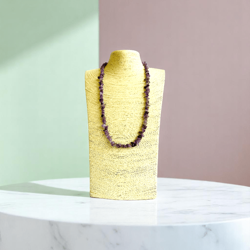 Divine Calm Necklace | Amethyst Stone - For All | Includes: Necklace