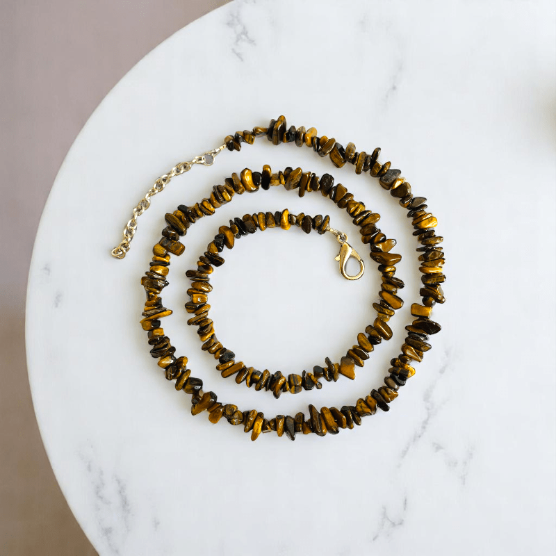 Warrior Spirit Necklace| Tiger Eye Stone - For All | Includes: Necklace
