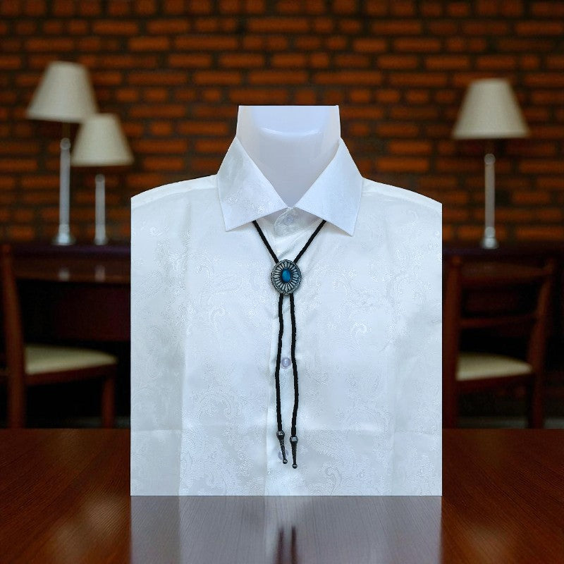 Cool Bolo Tie | Blue Stone - For Unisex | Includes: Bolo Tie
