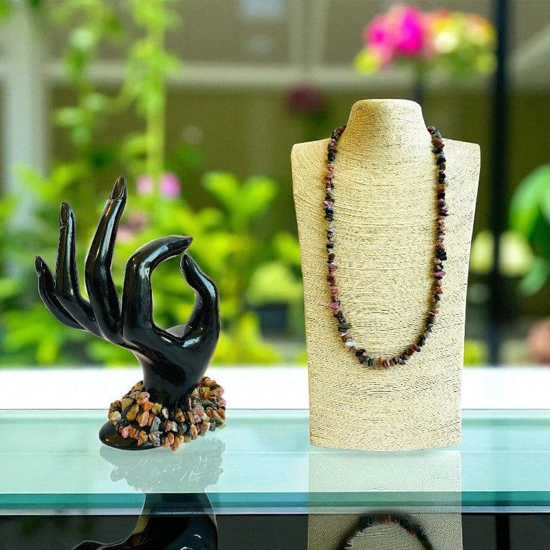 Agate Mirage Necklace | Indian Agate Stone Stone - For All | Includes: Necklace