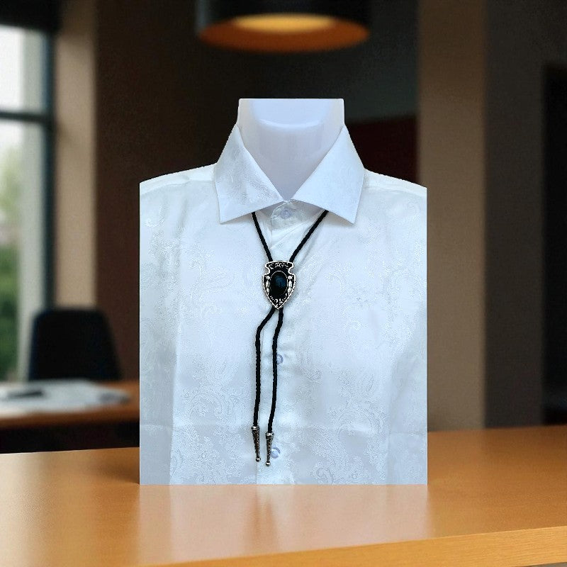 Protective Bolo Tie | Obsidian - For Unisex | Includes: Bolo Tie