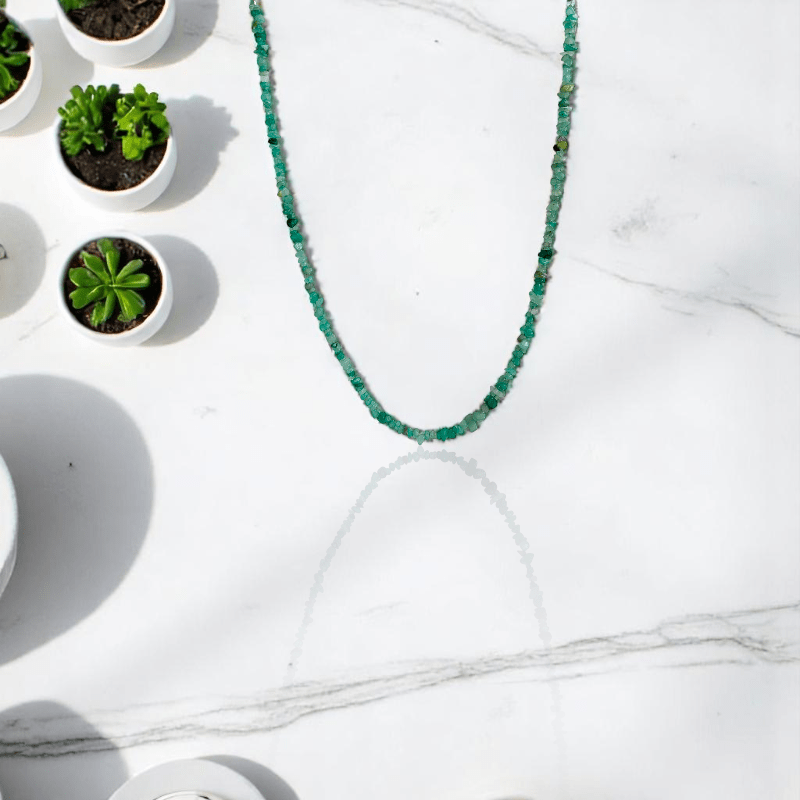Luckstone Necklace | Green Aventurine Stone - For All | Includes: Necklace