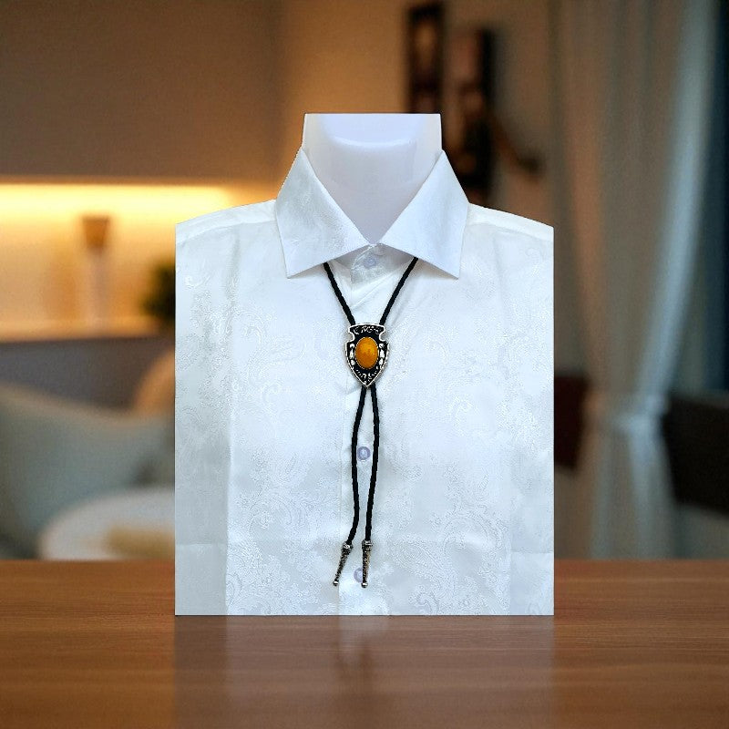 Sunny Bolo Tie | Yellow Aventurine - For Unisex | Includes: Bolo Tie
