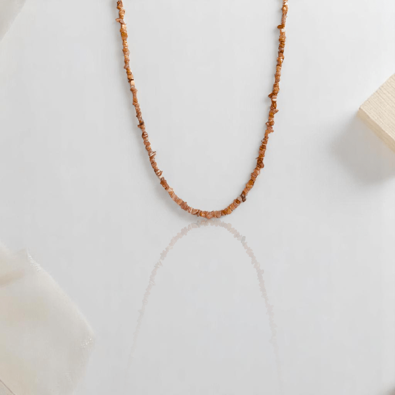 Sunbeam Glow Necklace | Yellow Jade Stone - For All | Includes: Necklace