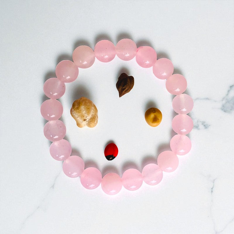 Love Bracelet | Rose Quartz - For Unisex | Includes: Bracelet