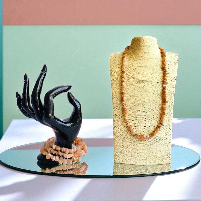 Sunbeam Glow Necklace | Yellow Jade Stone - For All | Includes: Necklace