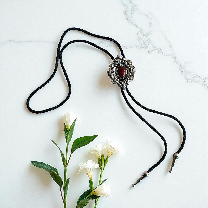 Grounded Bolo Tie | Brown Jade - For Unisex | Includes: Bolo Tie