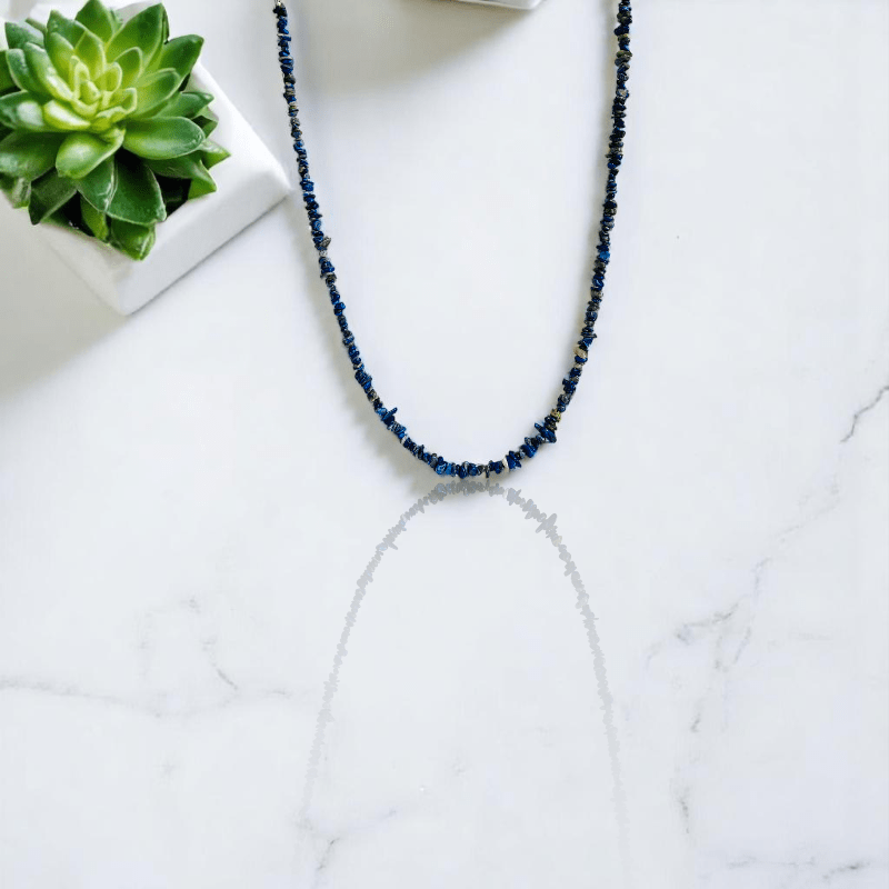 Royal Wisdom Necklace | Lapis Lazuli Stone - For All | Includes: Necklace