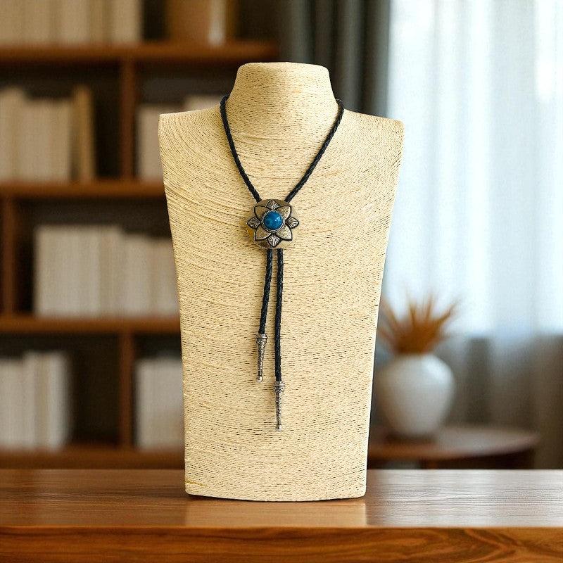 Calm Bolo Tie | Blue Aventurine - For Unisex | Includes: Bolo Tie