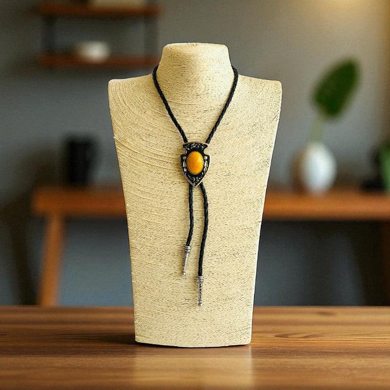 Sunny Bolo Tie | Yellow Aventurine - For Unisex | Includes: Bolo Tie