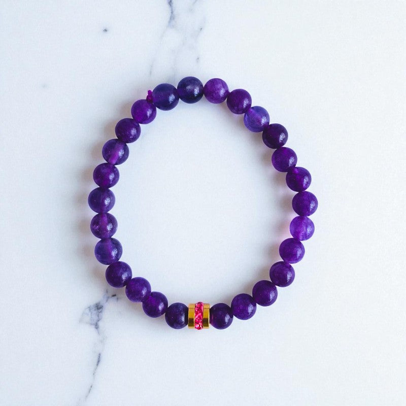 Spiritual Duo | Amethyst - For Women | Includes: Bracelets (Set of 2)