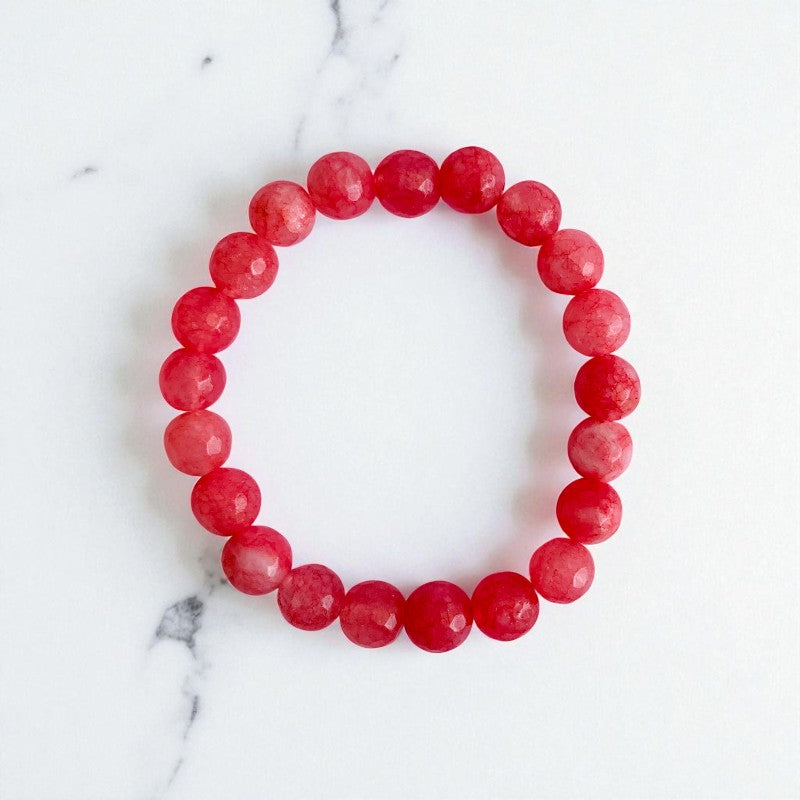 Grounded Duo | Red & Brown Quartz - For Women | Includes: Bracelets (Set of 2)