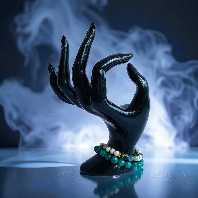 Earthy Duo | Tree Agate & Green Aventurine - For Women | Includes: Bracelets (Set of 2)