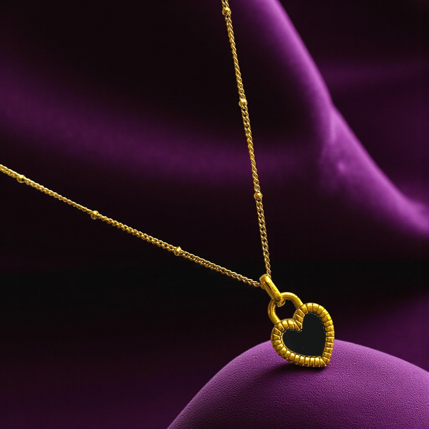 BW Double-Sided Necklace | 18K PVD Gold Plated - For Women | Includes: Necklace