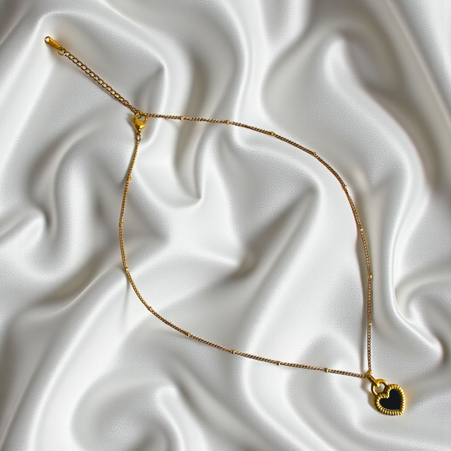 BW Double-Sided Necklace | 18K PVD Gold Plated - For Women | Includes: Necklace