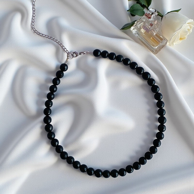 Strength Necklace | Black Obsidian - For Kids Girls | Includes: Necklace