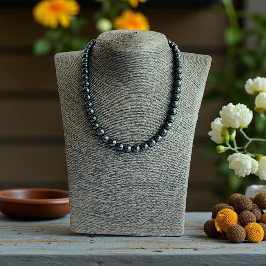 Strength Necklace | Black Obsidian - For Kids Girls | Includes: Necklace
