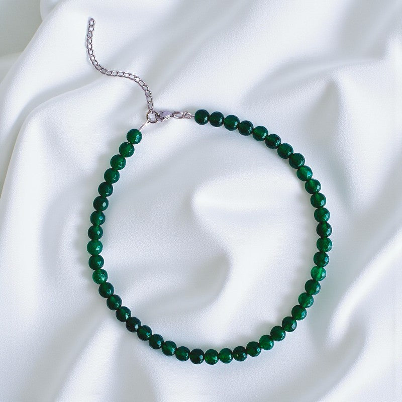 Harmony Necklace | Green Agate - For Kids Girls | Includes: Necklace