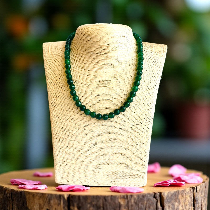 Harmony Necklace | Green Agate - For Kids Girls | Includes: Necklace
