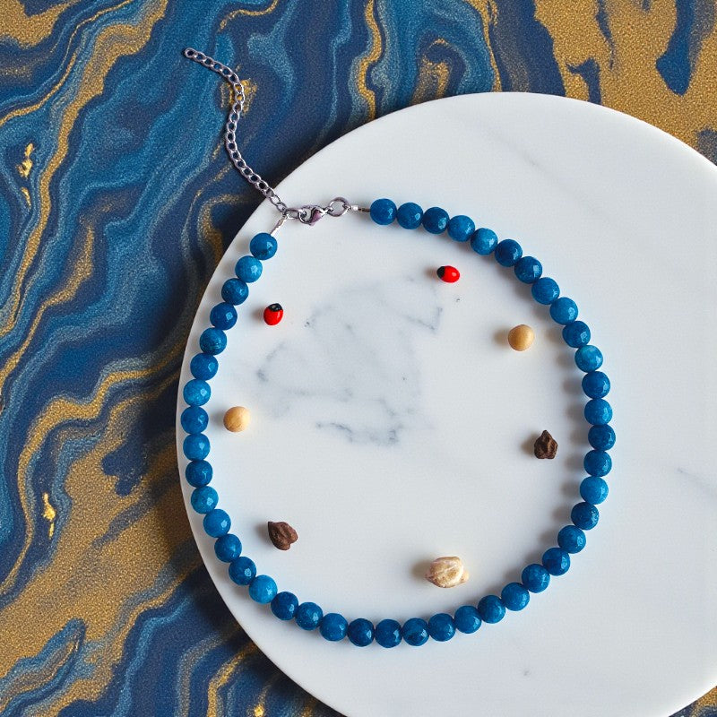 Clarity Necklace | Blue Apatite - For Kids Girls | Includes: Necklace