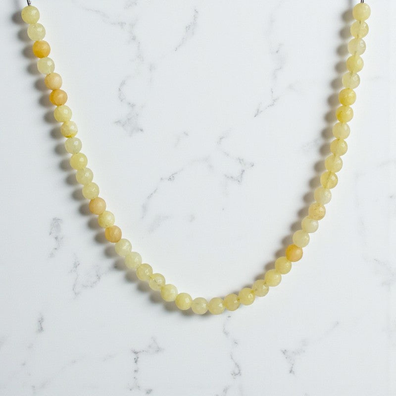 Energy Necklace | Yellow Calcite - For Kids Girls | Includes: Necklace