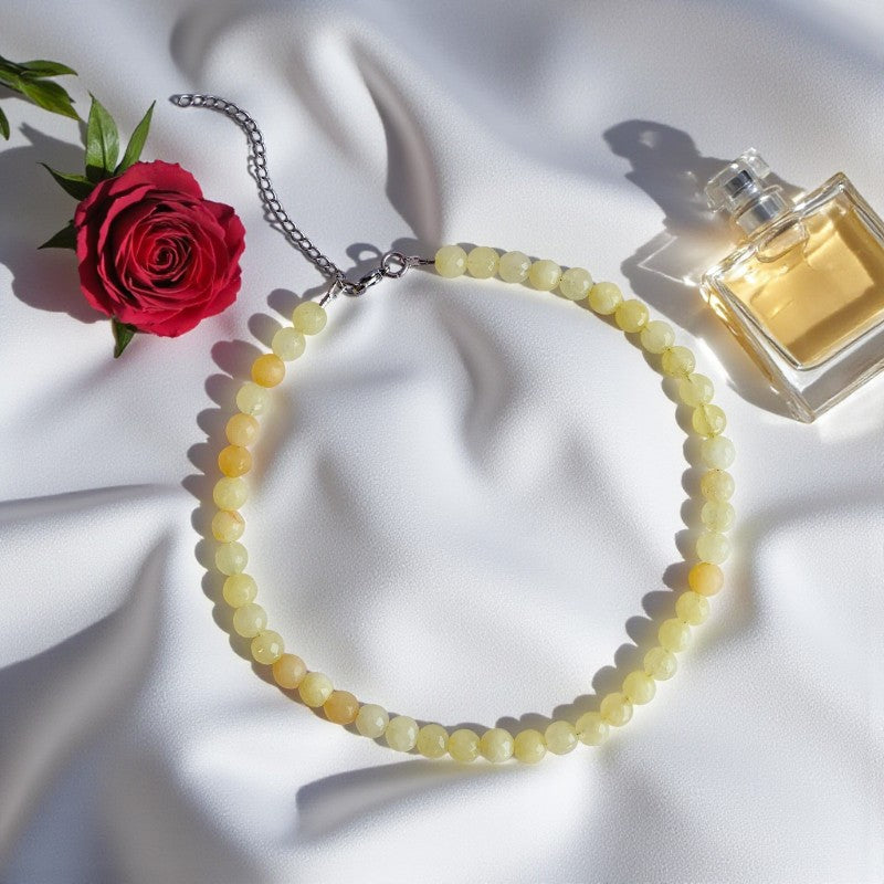 Energy Necklace | Yellow Calcite - For Kids Girls | Includes: Necklace