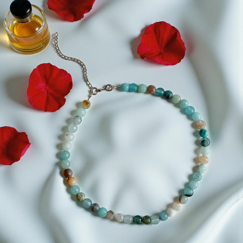 Balance Necklace | Multi Amazonite - For Kids Girls | Includes: Necklace