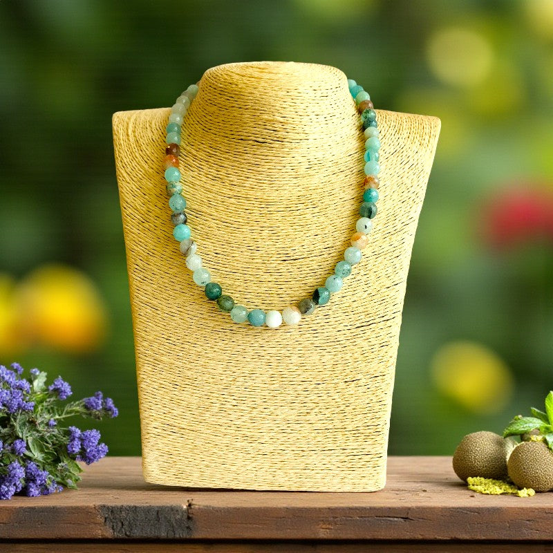 Balance Necklace | Multi Amazonite - For Kids Girls | Includes: Necklace