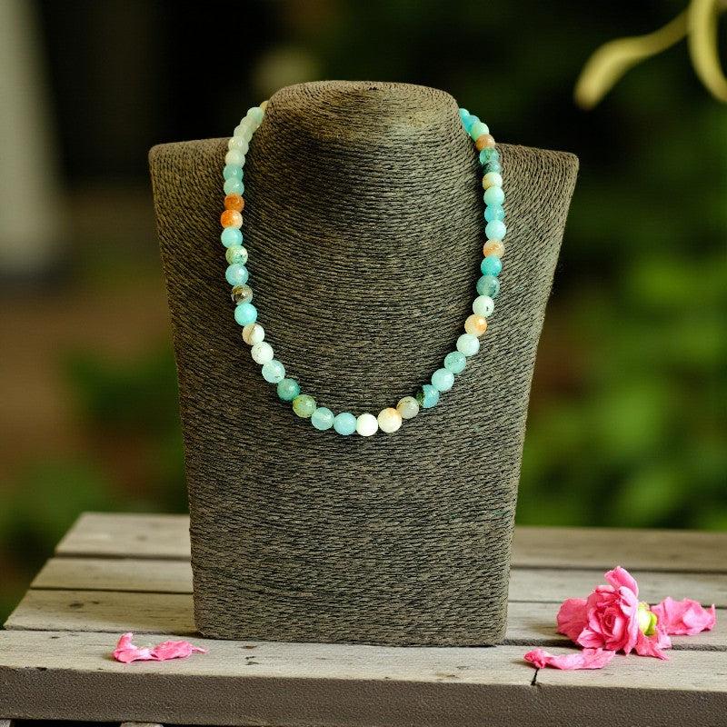 Balance Necklace | Multi Amazonite - For Kids Girls | Includes: Necklace