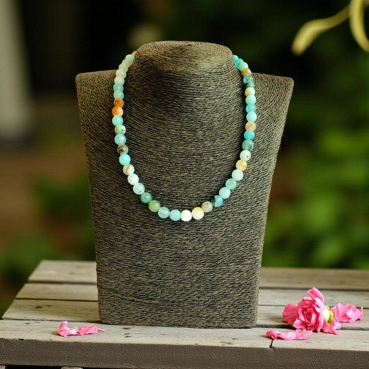 Balance Necklace | Multi Amazonite - For Kids Girls | Includes: Necklace