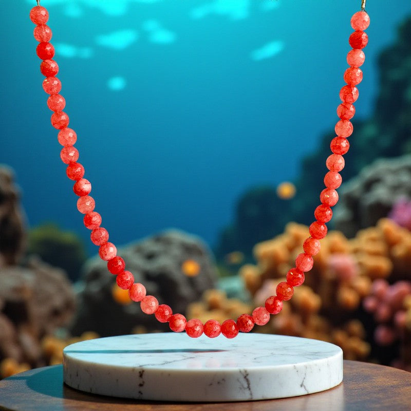 Kindness Necklace | Pink Jade - For Kids Girls | Includes: Necklace