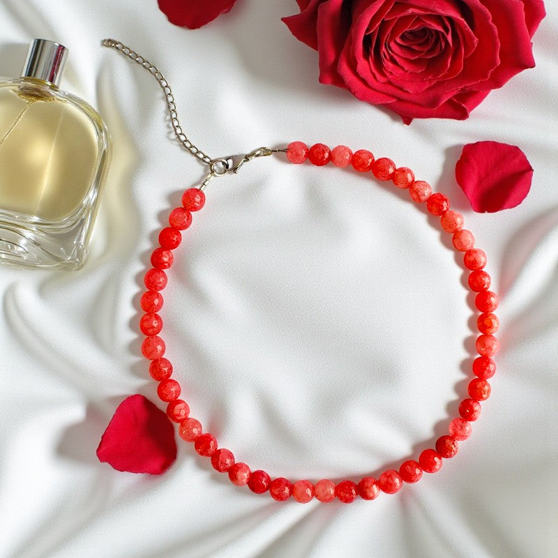Kindness Necklace | Pink Jade - For Kids Girls | Includes: Necklace