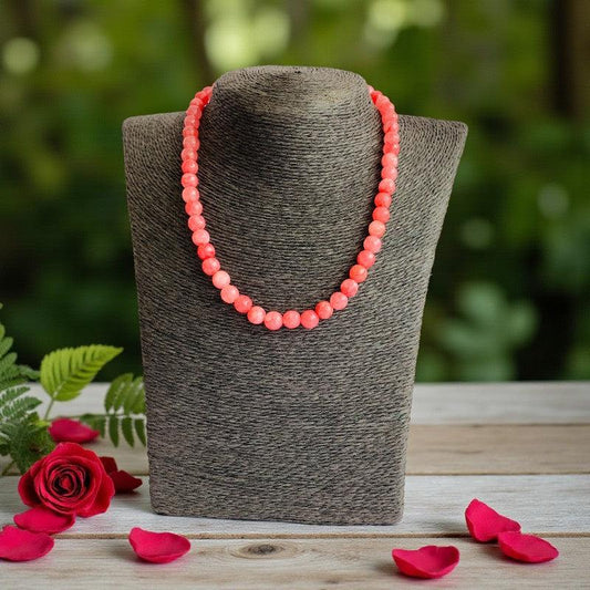 Kindness Necklace | Pink Jade - For Kids Girls | Includes: Necklace