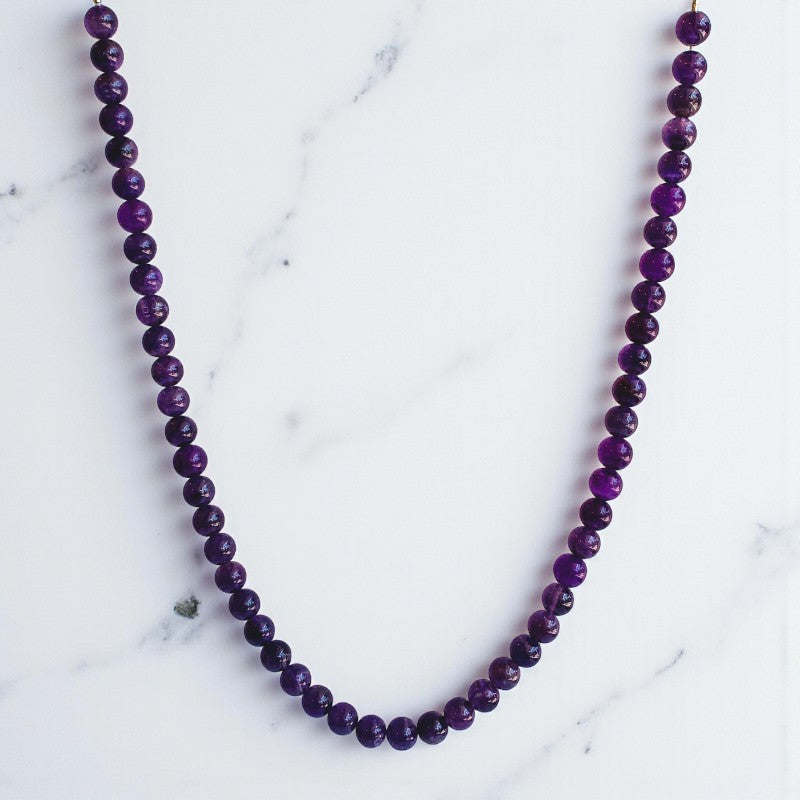 Bold Calm Necklace | Amethyst - For Women | Includes: Necklace