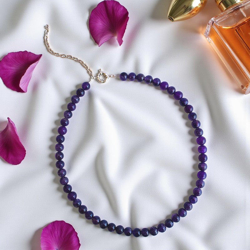 Bold Calm Necklace | Amethyst - For Women | Includes: Necklace