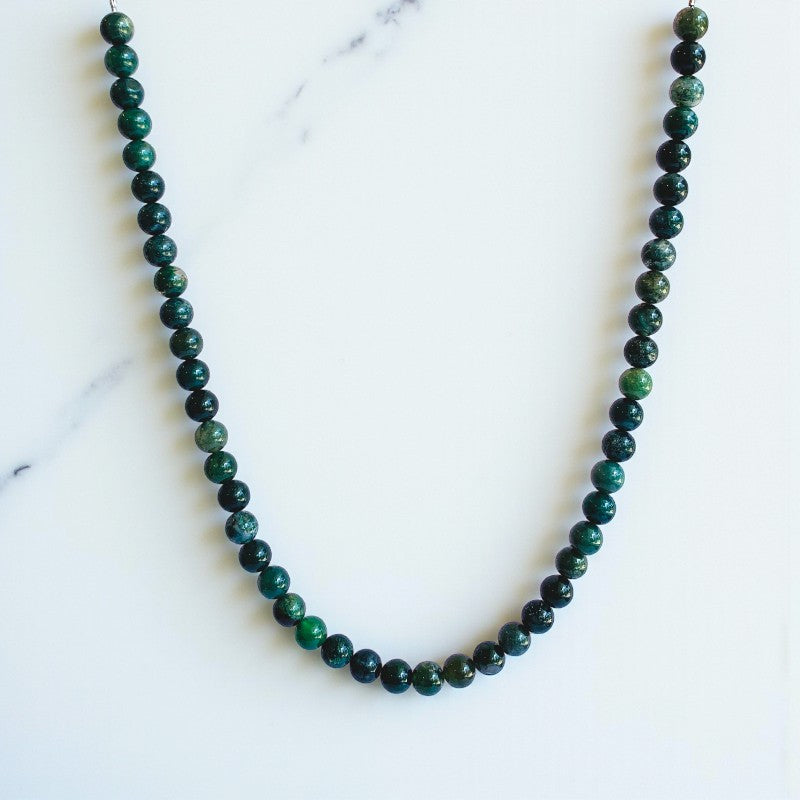 Bold Growth Necklace | Moss Agate - For Women | Includes: Necklace