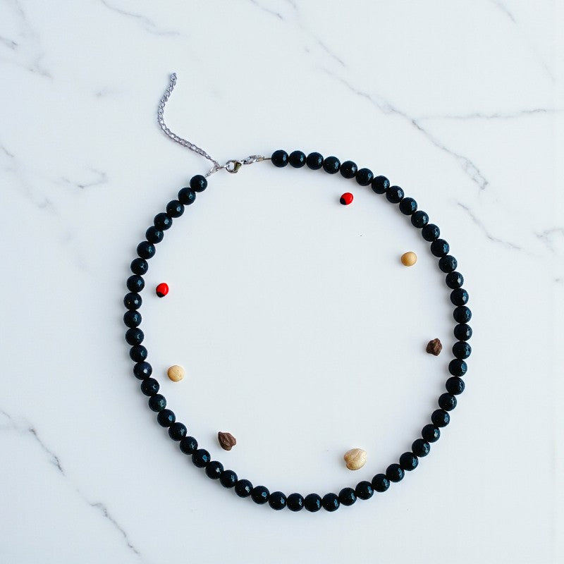 Protection Necklace | Black Obsidian - For Women | Includes: Necklace