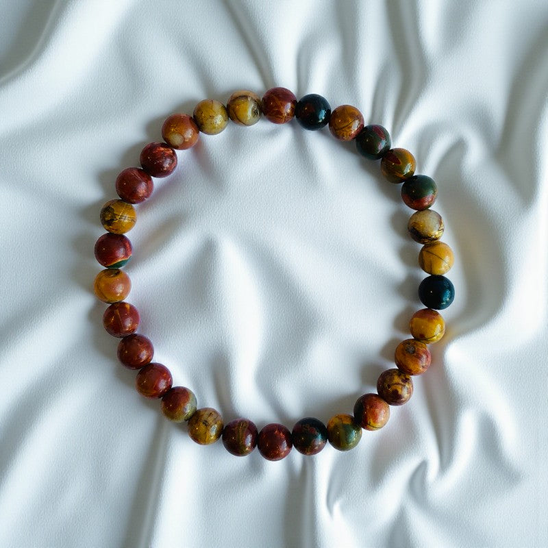 Nurture Stacked Bracelets | Bamboo Agate - For Unisex | Includes: Bracelets (Set of 2)