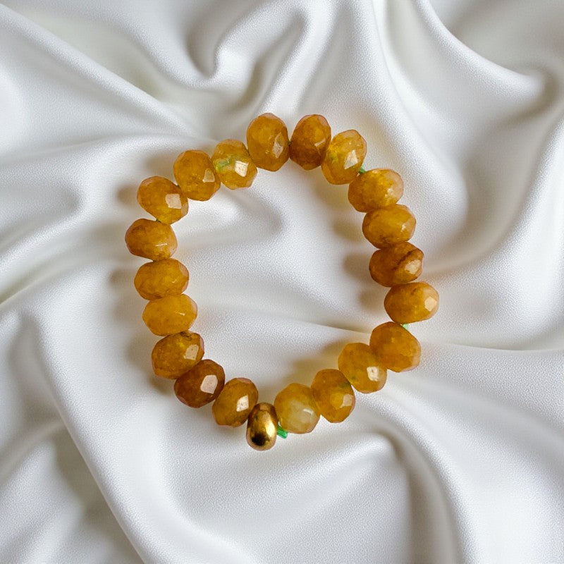 Flexi Modern Rings | Yellow & White Gemstones - For Women | Includes: Rings (Set of 3)